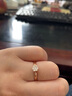 莱绅通灵钻戒女钻石戒指结婚18K金翠贝卡礼物 【表白】18k玫瑰金（共约17分） 14号 实拍图