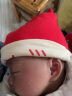 贝娜茜婴儿帽子秋冬季新生儿胎帽纯棉6-12个月春秋薄款婴幼儿套头帽秋季 1102-睡眠小鹿-红色 0-12个月 帽子+围巾-加棉款 实拍图