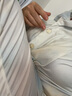婧麒（JOYNCLEON）哺乳文胸孕妇内衣怀孕期哺乳内衣薄款产后前开扣无钢圈托聚拢无痕 肤色3128【薄款贴身透气聚拢】 80B 实拍图
