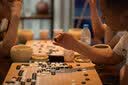 双元 围棋套装 361颗大号仿玉棋子实木围象棋盘五子棋带入门围棋书 楠竹低盖+仿玉棋子+2cm楠竹盘围象 实拍图