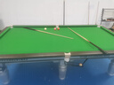 腾勃（TB） 台球桌标准成人家用球房商用中式黑八桌球台乒乓球桌两用二合一 9尺 【TB101】棕色黑八+回球（送货包安装） 实拍图