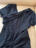 AMII法式赫本风气质黑色连衣裙女年新款V领a字裙修身裙子 黑色 165/88A/L 晒单实拍图