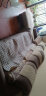 菲梵阁 沙发垫套装防滑布艺定制实木组合皮沙发套罩巾全包四季通用坐垫 梦娜斯-灰色 80×80+20cm花边一片 实拍图