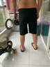 凡品丹尼（FANPINDANNI）冰丝牛仔短裤男夏季薄款休闲中裤沙滩裤百搭宽松男士外穿五分裤潮 卡其色 3XL 实拍图