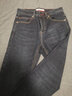 皮尔卡丹（pierre cardin）牛仔裤男直筒休闲商务弹力长裤子水洗潮流22159蓝黑 29 实拍图