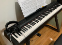 雅马哈电钢琴P125AB智能电子钢琴88键重锤成人初学者便携式入门P115升级 P125AB黑+单踏板+双管X架 实拍图