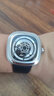 SEVENFRIDAY七个星期五手表P系列方形大表盘自动机械表瑞士时尚男表 P1B/01 皮带款 实拍图