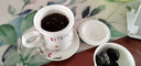 金岚玉唐山骨瓷指环金把手茶漏杯烫金杯茶杯带盖带茶隔包金工艺马克杯 虞美人草-茶漏杯1个 实拍图