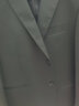 吉约蒙（G·MONS）西服套装男士商务抗皱易打理休闲西装套装结婚新郎职业正装西装 黑色A版【上衣+裤子+马甲】C0020 48 实拍图