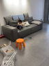 俪莎公馆（LYSAGUN）沙发豆腐块科技布艺沙发现代简约客厅小户型懒人沙发 2.4米直排 多人位 【科技布】 实拍图