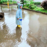 巴布豆儿童雨鞋宝宝男童雨靴女童水靴小童中大童幼儿防水雨靴束口卡通鞋 黄色 170码内长17.0cm(建议3.5-4周岁) 实拍图