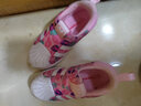 巴布豆（BOBDOG）儿童网红板鞋新款春夏百搭女童运动鞋潮 胭脂红（二棉） 28 适合脚长16.9cm 实拍图