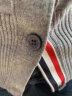 TNOM BIOWHE TB男士毛衣秋冬季新款4色纽扣V领针织上衣休闲学院风减龄开衫外套 灰色 1/M 晒单实拍图
