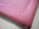 黄河口老粗布床单纯棉 家纺粗布床单纯棉全棉格子被单纯棉床单老粗布床单单件 小格子酒红色 250X250cm适合1.8、2.0米床 实拍图