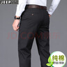 吉普（JEEP）休闲裤男2025年春秋季新款大码男士宽松商务休闲直筒长裤西装裤男 深灰色 35/腰围2.8尺 实拍图