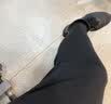稻草人运动裤男夏季健身修身跑步骑行网球弹力后腰拉链口袋速干裤 黑色 3XL 180-200斤 实拍图