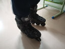 乐秀（ROADSHOW）轮滑鞋成人旱冰女成年男孩专业直排轮轮滑大学生RX4S溜冰鞋 单鞋-黑红色 42 -43码 实拍图