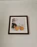紫腾随轩齐白石装饰画新中式客厅背景墙面挂画卧室饭厅餐厅水墨虾壁画实木 蜻蜓荷花A款 40*40cm（有机玻璃）（默认红木色框） 实拍图