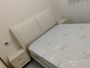 沐眠轻奢真皮床双人床1.8米2米现代简约奶油风卧室头层牛皮软床C-F01 晒单实拍图