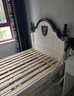 欧梵森 实木儿童床男孩美式床单人床橡胶木女孩双人床储物床 单床+20cm弹簧床垫+床头柜*1 1500mm*2000mm框架结构 实拍图