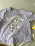 迪士尼（Disney）童装儿童t恤男女童短袖夏季新款休闲打底衫宝宝上衣婴儿夏装 冰莓粉-女 100 cm【拍3件方便换洗】 实拍图