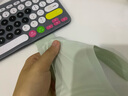 京东京造条纹内衣女文胸透气性感小胸聚拢美背文胸 果冻绿 S 实拍图