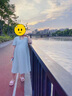 米度丽孕妇连衣裙夏季大码女装孕妇装春夏薄款春秋孕妇裙子夏天仙女 绿色（时尚V领 冰爽透气） XL【建议体重：130-160斤】 实拍图