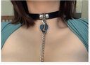 戚小米爱心项圈女性感链条choker颈链颈带暗黑系颈链锁骨链链子情人礼物 实拍图
