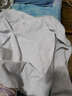 筱岚 竹节棉T恤女长袖2025秋季女式外穿秋衣韩版简约纯色全棉打底衫 白色 L (108-120斤) 实拍图