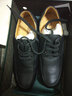 日顺皇男鞋日常休闲皮鞋头层牛皮系带鞋子特大码男鞋手工缝制皮鞋 黑色 45 实拍图