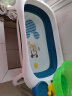DISNEY迪士尼新生儿浴盆网婴儿洗澡盆浴网宝宝可坐躺防滑网兜垫悬浮通用 米奇蓝折叠浴盆(40L)+网垫 实拍图