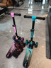 爱斯高（AXGLO）儿童滑板车防滑防侧翻3-6-12岁折叠转向 加宽闪光轮溜娃儿童车 粉色升级版 （轮宽5cm） 实拍图