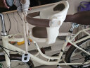奥塞奇（osagie）C15自行车前置宝宝座椅电动折叠车儿童座椅共享单车座椅白色 实拍图