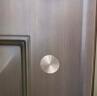 雷鸟堵孔神器指纹锁防盗门木门补洞猫眼罩得住门孔盖锁孔装饰盖补洞 小号黑色-直径小于30/门厚40-120 实拍图