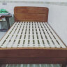 初屋 床 实木床1.8米双人床现代中式卧室橡胶木婚床 海棠色 单床 框架床(1500mm*2000mm) 实拍图
