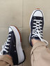 匡威（Converse）官方 Run Star Hike低帮帆布流星厚底鞋黑色168816C 黑色/168816C 40 实拍图