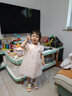 戴维贝拉（DAVE＆BELLA）【Hello·Kitty联名】女童连衣裙夏装公主裙中国风宝宝汉服裙子 橘粉 100 cm（建议身高90-100cm） 实拍图