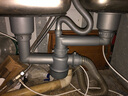 巢屋居加粗不锈钢水槽下水管双槽洗菜盆下水器过滤提笼厨房落水提篮配件 伸缩管11CM+11CM 实拍图