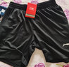 李宁（LI-NING）羽毛球服短袖套装春夏凉爽排球乒乓球赛比赛运动服时尚专业透气 男子/蓝色上衣/黑色短裤 套装 M 实拍图