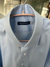 十如仕衬衫男长袖高端白衬衣纯棉高支免烫抗皱商务休闲正装  301 浅蓝色常规版 均码 41/84【175/96A】 实拍图