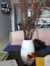 汪洋大海景德镇瓷器花瓶酒柜客插花家居装饰工艺品博古架陶瓷水培养花玄关 马到成功福桶+木底座 实拍图