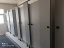 汇乐斯公共厕所卫生间隔断五金配件尼龙塑料PVC隔板式指示门锁门锁扣 实拍图