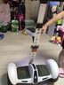 柏思图（besintu）平衡车3-6-12岁体感10岁到15岁以成人智能电动车新款自平衡车儿童两轮双控带手扶越野体感车 54v高配白【腿杆+手杆+炫光轮】 实拍图