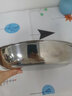 HUYO 蒸凉皮锣锣316不锈钢蒸面皮锣锣家用做凉皮的工具双耳不粘凉皮盘 无耳凉皮锣锣25cm【大号】送三件套 实拍图