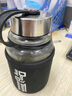 禾艾苏（heisou）玻璃杯便携水杯随手杯旅行杯车载水杯运动杯子大容量水杯带杯套 700ML带杯套 实拍图