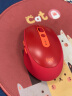 罗技（Logitech）M590 轻音鼠标 无线蓝牙双模 2台设备秒切换 办公鼠标 对称鼠标 带优联接收器 宝石红 实拍图