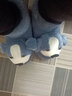 熊猫牛牛 冬季保暖棉拖鞋男包跟卡通家居可爱室内女毛毛厚底月子高帮棉鞋 蓝色 255mm 合适38-39的脚 实拍图