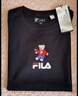 斐乐（FILA）官方女士短袖T恤夏印花运动女装针织短袖套头衫小熊T刺绣上衣 传奇蓝-NV S 160/80A 实拍图