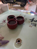 金镶玉 宜兴原矿紫砂杯套装 手工朱泥品茗杯家用陶瓷茶杯功夫茶具 禅心主人杯*6 实拍图
