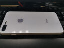 筑鼎 苹果7plus玻璃手机壳iphone8plus 6s se2超薄6plus防摔7硅胶8全包 7p/8p  5.5玻璃白【钢化玻璃背板】 实拍图
